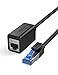 Produktbild UGREEN Lan Verlängerung Cat 8 Lan Kabel Verlängerung RJ45 Verlängerung 40 Gbits Netzwerkkabel Verlängerung Ethernet Verlängerung Patchkabelverlängerung kompatibel mit Cat7 CAT6 Cat5.(0.5M)