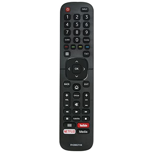 VINABTY Ersetzte Fernbedienung Passend für EN2BB27HB Hisense TV A5600F 32A5600FTUK 40A5600FTUK 32A5600F 40A5600F