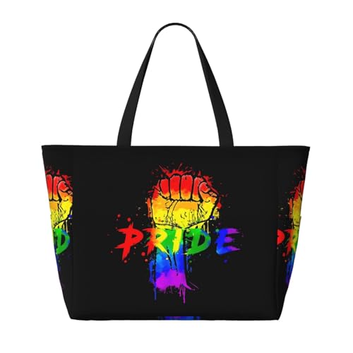 Red Blue Fire Flame Large Capacity Travel Bag Lightweight Shopping Handbag Beach Tote Bags Casual Work Bag For Women2