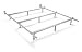 Mantua U3456RG 9-Leg Ultimate Adjustable Bed Frame, 72.2 x 76 x 7.5, Silver