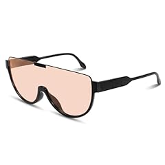 Round Black Frame - Champagne Lens