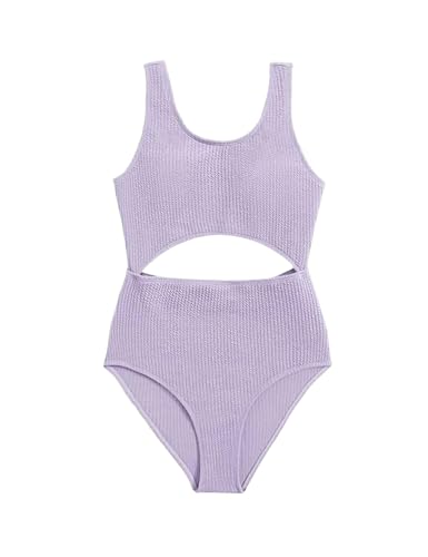 Kilymosy Girls Swimsuit One Piece Bathing Suits Beach Swimwear for 6-14 Years