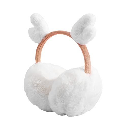 Orejeras diademas para sudadera con felpa pequeña de Holibanna