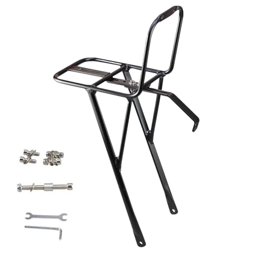 Portaequipajes Delantero para Bicicleta | Soporte para Bicicleta de Montaña,Montaje de Transporte para Viajes con Bolsas Ciclismo Montaña y Crucero