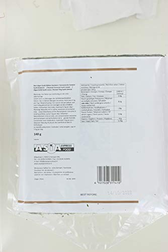 JHFOODS - Seetang Sushi Blätter Geröstet, (1 X 140 GR)