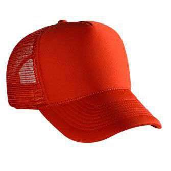 Image of OTTO Polyester Foam Front 5 Panel Pro Style Mesh Back Trucker Hat