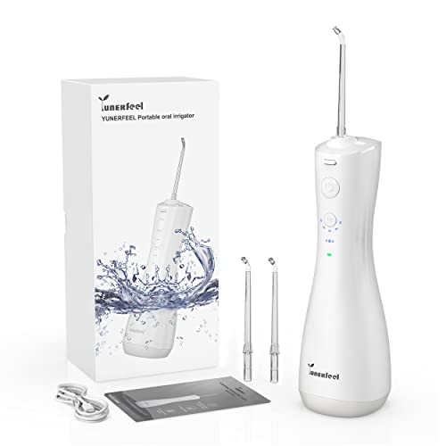 Water Flosser for Teeth, Cordless Water Flosser,Portable and Rechargeable IPX7 Waterproof,6 Modes Dental Oral Irrigator,Powerful Battery Life Water Pick Teeth Cleaner for Home Travel