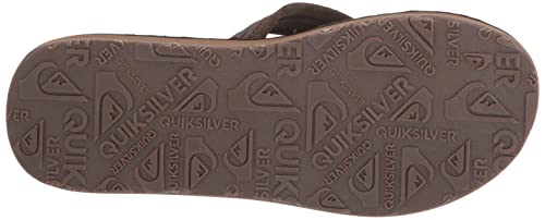 Quiksilver Men's Carver Leather Flip Flop Sandal4