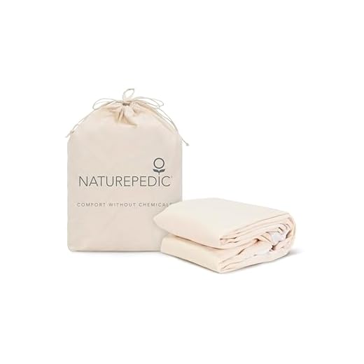 Naturepedic Organic Waterproof Fitted Stretch Knit Protector Pad - Twin - 38"x 75"