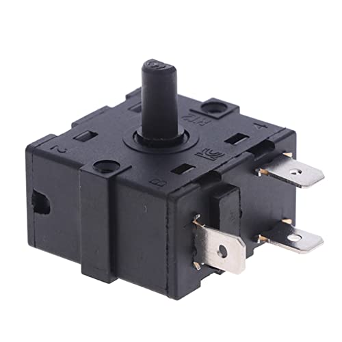 Commutateur rotatif AC 250V 16A 3Pin sélecteur chauffage électrique