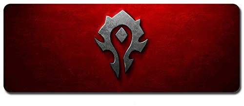 Tapis de Souris de Jeu specialize,Gaming Gamer, Tapis de Table d'ordinateur Grand, Tapis de Table de Bureau, World of Warcraft WOW Tapis de Souris (900 x 400 x 3 mm / 35.5 x 15.5 x 0.12 inch, 2) Cover
