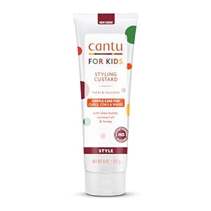 Cantu Care for Kids Sulfate-Free Styling Custard with Shea Butter, 8 fl oz (Packaging May Vary)
