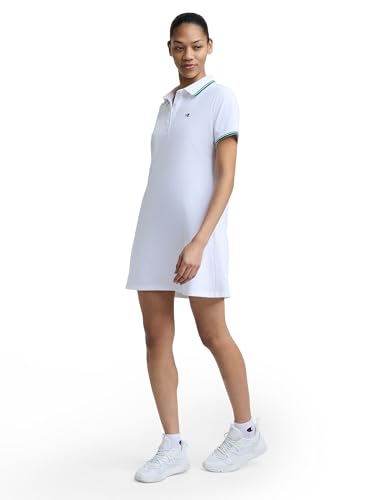 Champion Women's Off the Court Short Sleeve 34.5" Polo Dress, Standard Fit, Bright White, X-Small - image 5