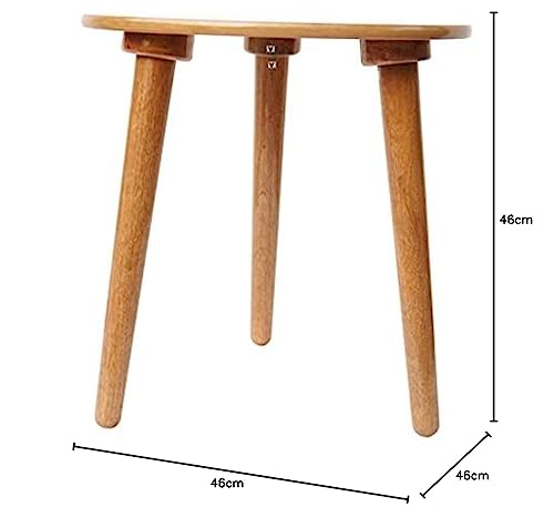 Image of Shoppee Fold-able Oval Shaped Side Table /Tea Coffee Breakfast Table (Natural Round)