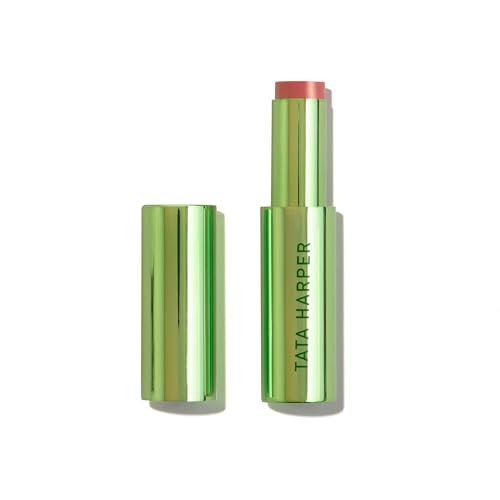 Tata Harper Lip Crème, Hydrating Tinted Lip Treatment, Blasè - Rosy Nude, Natural Makeup, Natural Lip Creme