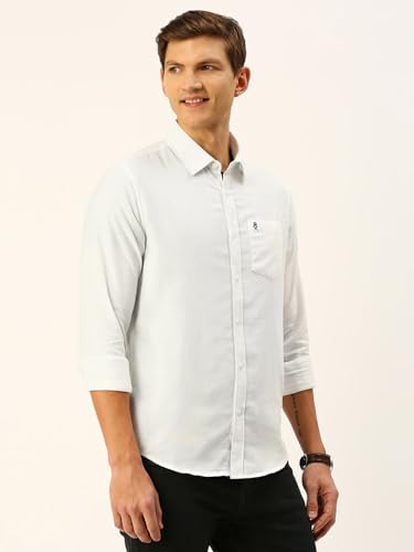 Image of Thomas Scott Men Classic Slim Fit Cotton Casual Full Sleeves Shirt