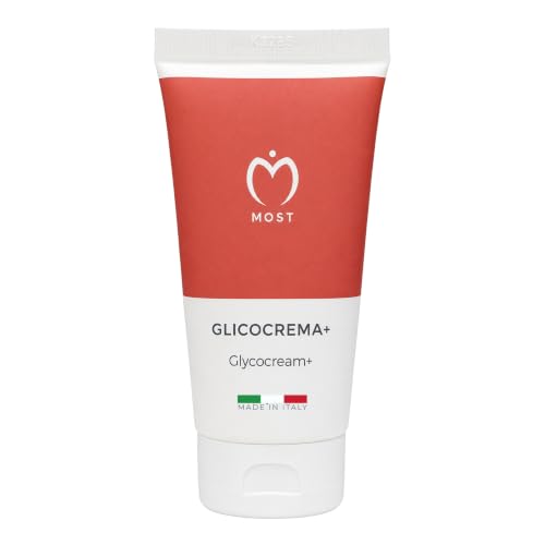 MOST Glicocrema+- Crema Super Esfoliante Corpo, Crema Piedi e Talloni Secchi Screpolati Leviga Pelle Indurita, Calli, Duroni con Acido Salicilico, Glicolico, Succinico e Burro di Karitè Idratante 50ml