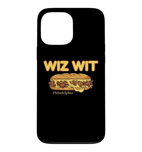 Wiz Wit Philly Cheesesteak Funny Philadelphia Foods �p���f�B �X�}�z�P�[�X iPhone 13 Pro Max �p