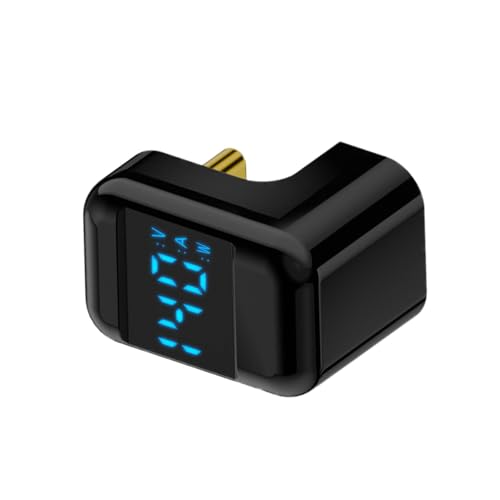 Adaptador tipo C con pantalla digital, adaptador tipo C con un ángulo de 180 grados | Adaptador angular de 180 grados tipo C hembra a macho tipo C - tipo C de 8K 60Hz Adaptador de tel fono