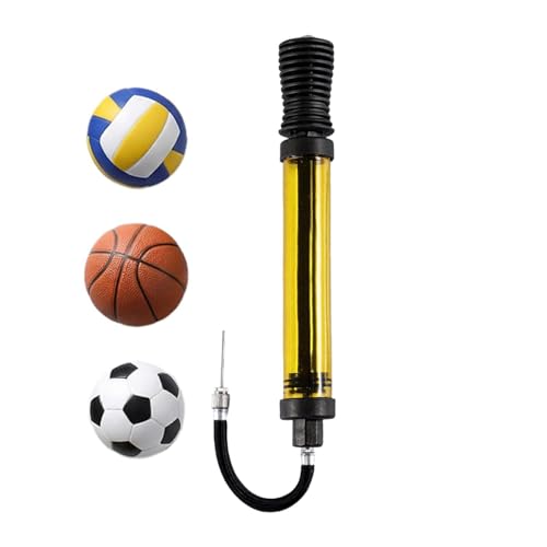 Bomba de bola deportiva, inflador de mano con aguja y boquilla, bomba de aire de globos, para fiesta en casa, camping, playa, baloncesto, voleibol, fútbol