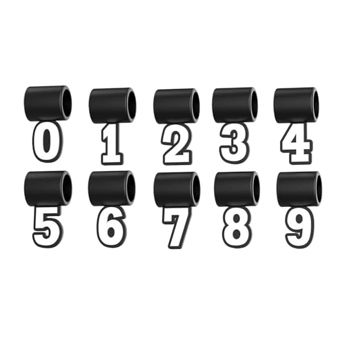野球ナンバーペンダント | スポーツロープネックレス 0-9 数字チャーム - 記念品 イベント ソフトボール 父の日 ファン チーム ティーン クリスマス 日常 誕生日 フットボール選手