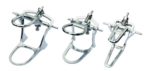 Image of S&Dent TUV CE 5PCS Dental Lab Articulator Nickel Coated Denture Laboratory Instruments Adjustable Equipment Small Size Articulator Zinc Alloy Material
