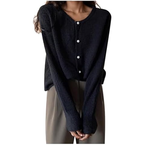Cardigan Femme Noir Unique Cover