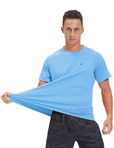 Image of Men's Swim Shirts Rash Guard UPF 50+ UV Sun Protection T-Shirt Quick Dry Fishing Beach T Shirts