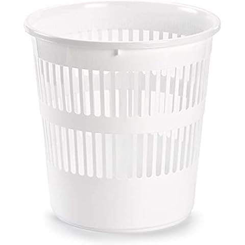 Papelera de plástico Acan Tradineur con rejilla Cover