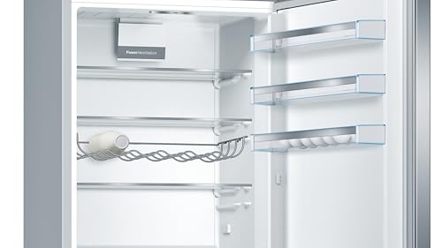 Bosch Home & Kitchen Appliances KGE49AICAG Serie 6 Freestanding Fridge Freezer with Easy Clean and VitaFresh, 201cm Low Frost, 419L capacity, 70cm XL wide, Inox - Image 5