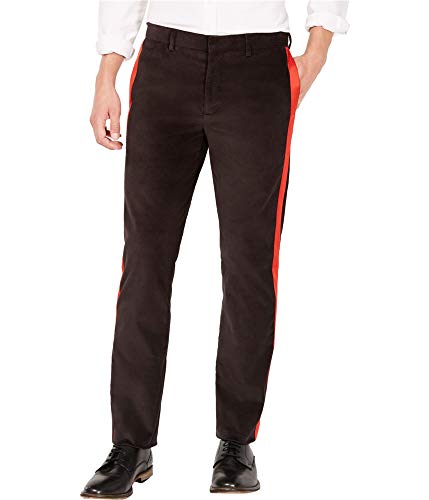 Calvin Klein Mens Velvet Stripe Casual Trouser Pants