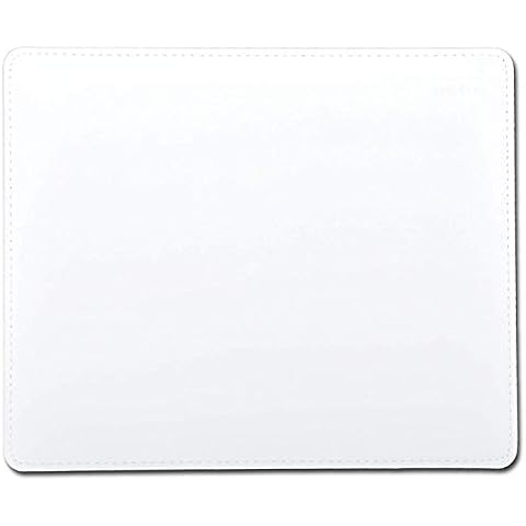 Speedlink Notary Soft Touch Mouse Pad SL-6243-LWT, Stylish Leather-Look, Soft Surface, Easy-to-Clean Mouse Mat, Non-Slip Backing, White Cover