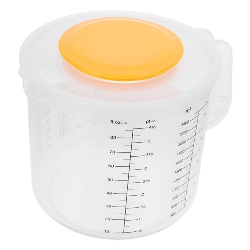 Cuenco medidor 2.5L con tapa para mezclar Luxshiny miniatura 1