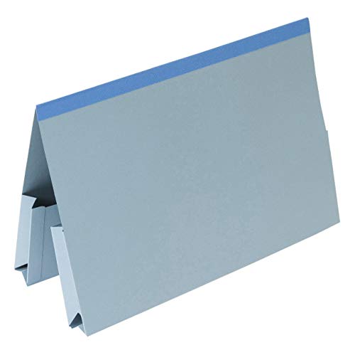 Guildhall Legal Wallet Double 35mm Pocket Reinforced Manilla 315gsm Foolscap Blue Ref 218-BLUZ [Pack 25]