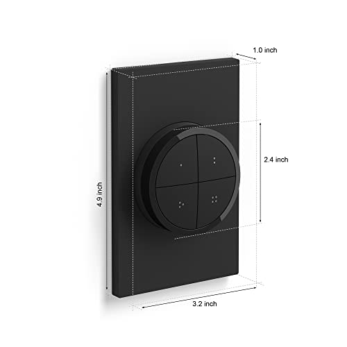 Philips Hue (1) Black Tap Dial Light Switch with (2) Smart 85W BR30 LED Bulb, White and Color Ambiance Color-Changing Light, 1200LM, E26 - Requires Bridge - Control with Hue App or Voice Assistant - image 4