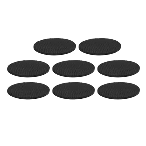 Gadpiparty Almohadillas para Levantar Pies de Mesa de Billar 8 Piezas Niveladores Redondos de EVA Anillo Ajustable para Uso en Restaurantes y Oficinas