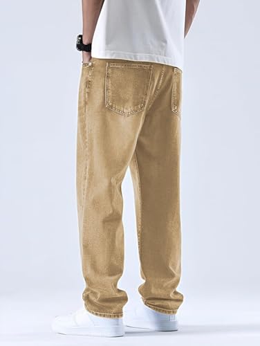 Image of Ben Martin Men Jeans || Baggy Fit Jean's for Man || Loose Fit High Rise Denim || Stretchable Casual Wear Jean,s || Dance Rap Rapping Style Pant for Men || Denim Cotton Jeans (2)