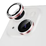 Podick レンズカバー iPhone 13 /13 mini用 カメラカバー かっこいい 高透過率 9H強化ガラス アルミ合金 耐衝撃 いPhone 13/13ミニ カメラ保護 薄型 キズ防止 露出オーバー防止 気泡ゼロ 指紋防止 貼り付け簡単 アイフォン13/13ミニ 対応 独立型レンズプロテクター (13/13mini,シルバー)