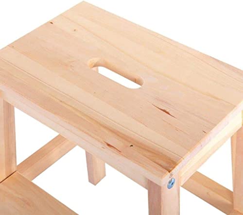Taburete de escalada para interiores de madera con peldaños plegables negro 5