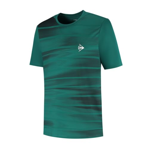 Dunlop Game Tee 2 vêtements de sport homme vert aventurine noir taille S
