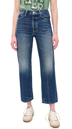 MOTHER Women's The Rambler Ankle Jeans, Well Stacked, 24