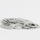 KALESYUJIN-40PCS S:0.1-10pcs/0.2-10pcs/0.3-10pcs/0.5-10pcs DIN988 Metal Shim Washers Stainless Steel Ultrathin Gasket Thin Flat Washer (20 * 28)
