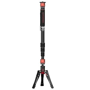 IFOOTAGE Cobra 3 A180T,Camera Monopod with Tripod Base,Aluminum Professional Video Monopod,Suitable for SLR Cameras and Camcorders(71″)