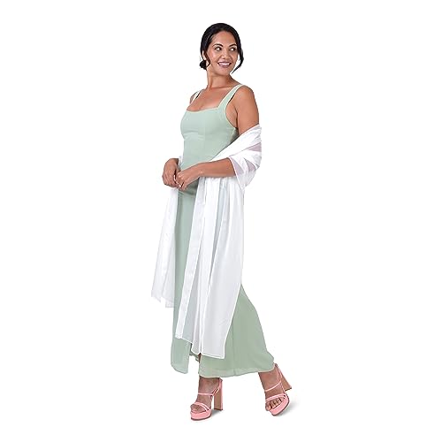 BlackButterfly Satin Silky Bridal Wedding Party Evening Shawl Pashmina Wrap4