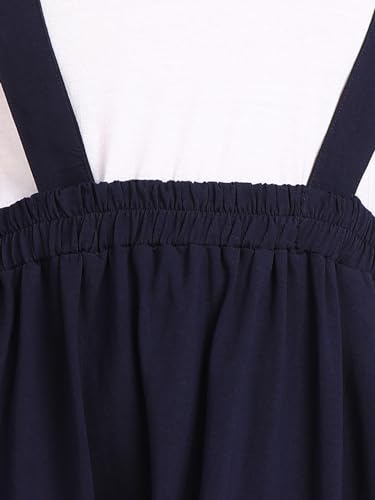Image of ZELENA Maternity Jersey Skirt for Women with Pockets | 100% Soft Cotton Pregnancy & Postpartum Skirt | Stretchable Maternity Skirt with Detachable Strap for Mothers