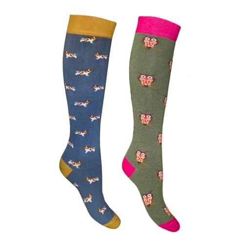 Image of Cotton Knee High Socks for Women Made in Italy, Long Socks for Women (One Size Fits All) Women Dress Socks