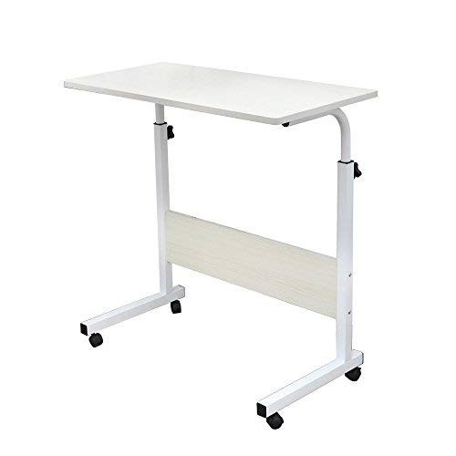 Vixzero Adjustable Lap Table Portable Laptop/ Computer Stand Desk 60x40cm (White Maple)