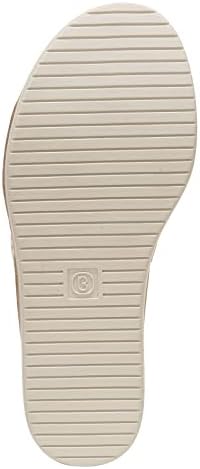 BZees Womens Resort Cork Strappy Wedge Sandal, White, 10 US | Image 7