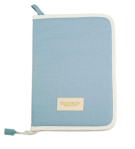 ESLESGREEN Porte-documents pour bébé, étui livre de santé, cadeau nouveau-né (BLUE) Cover