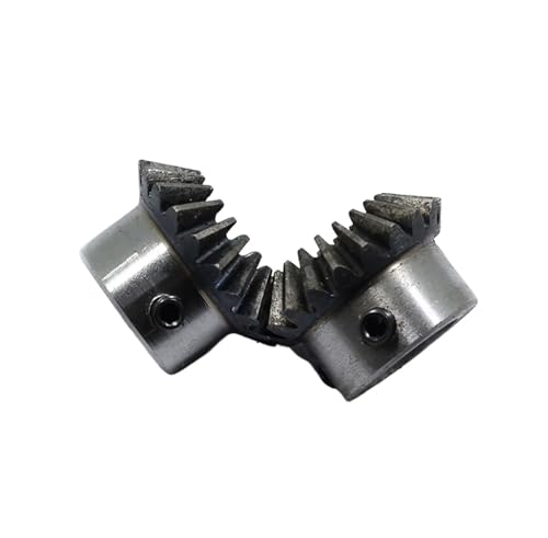 High Precision Motor Spur Gear 1.5 Module 18 Tooth Bevel Gear with Keyway 1:1 90 Degrees 45# Steel Mechanical Power Transmission Gear(12mm Keyway 4mm)
